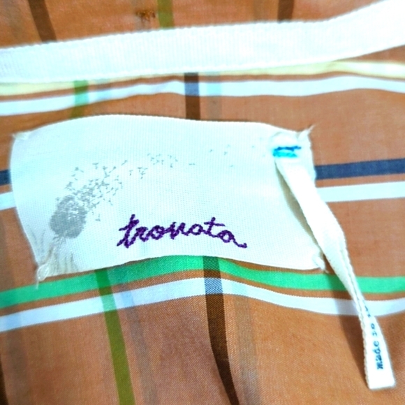 NWT...Tovata plaid check shirt dress with pockets... 100% Cotton...Size Small - Picture 7 of 8